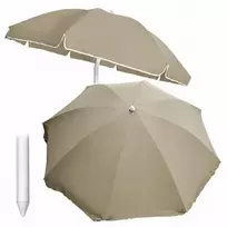 Extralink Juodas Forest | Sodo skėtis | 180 cm smėlio spalvos