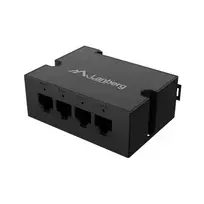 Šakotuvas Lanberg switch DIN-FE4-AT-30W 1xIn 3xOut 100Mb POE extenders fast ethernet