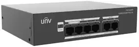 Šakotuvas POE komutatorius NSW2100-6GT-POE-IN 4 prievadų UNIVIEW