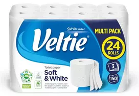 Tualetinis popierius VELTIE SOFT&Baltas 24RUL