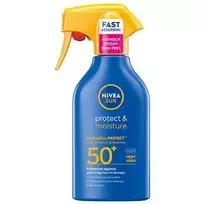 Nivea Protect & Moisture Spray SPF 50+ – Saulės apsaugos purškiklis, 250 ml