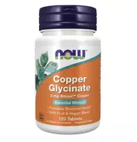 Now Foods Now Copper Glycinate 120 tabl. varis