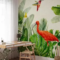 Fototapetai - Egzotiniai paukščiai trečias variantas
