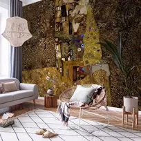 Fototapetai - Klimto įkvėpimas auksinis bučinys