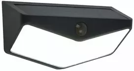 Lutec Sieninis šviestuvas su saulės baterija 3.7W, 5K, 500lm, IP44