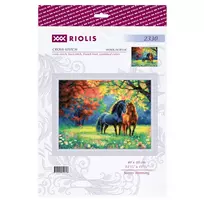 Riolis Siuvinėjimo kryželiu rinkinys "Rudens rytas" 40x30 cm SR2330