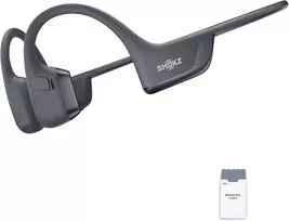 SHOKZ sportinės ausinės OpenRun Pro 2, kaulų laidumo, Bluetooth 5.3, mikrofonas, IP55, 12h veikimo, juodos