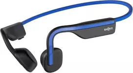 SHOKZ OpenMove kaulinio laidumo belaidės ausinės su Bluetooth 5.1, atviros konstrukcijos, mėlynos, S661