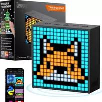 Divoom Bluetooth nešiojamas garsiakalbis su LED ekranu, 6 W galia, juodas, 90100058091