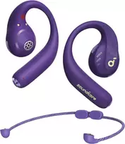 Soundcore AeroFit Pro atviros konstrukcijos belaidės ausinės su Bluetooth 5.3, tvirtinimu už ausų, LDAC, IPX5