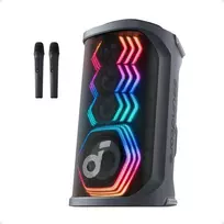 soundcore nešiojama Bluetooth kolonėlė Rave 3S, 200 W galia, LED apšvietimas, Party Connect, A31A3