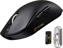 ATTACK SHARK belaidė žaidimų pelė, 8KHz, 55g, optinė, 42000 DPI, Bluetooth, X8 Ultra