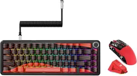 ATTACK SHARK belaidė žaidimų klaviatūra su Hall Effect jungikliais ir X11 pelė, 8000Hz, RGB, 22K DPI