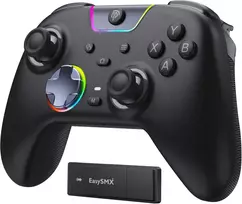 EasySMX belaidis žaidimų pultas PC, RGB apšvietimas, cichūs mygtukai, 1000 mAh, X05PRO
