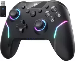 EasySMX belaidis žaidimų pultas su RGB, nuimamas Hall joystick, 1000 mAh akumuliatorius, X20