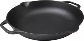 Victoria žaliavinė paelijos keptuvė, 33 cm, žaliavinė, juoda, SKL-313