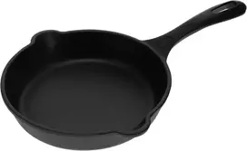 Victoria mini ketaus keptuvė 6,5 colio, nelimpanti, juoda SKL-206