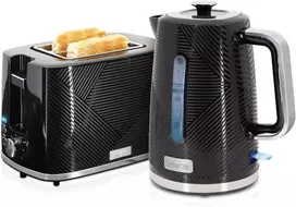 briebe pusryčių rinkinys: elektrinis virdulys 1,7 l, 2200 W ir dvigubas skrudintuvas, 7 laipsnių reguliavimas