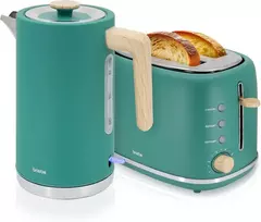 briebe pusryčių rinkinys Nordic – skrudintuvas 2 riekių, 6 lygių skrudinimas ir elektrinis virdulys 1,7 l, 2200 W