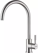 GRIFEMA virtuvinis maišytuvas, nerūdijančio plieno, aukšta 271 mm snapelis, vandens taupymo funkcija, G4008