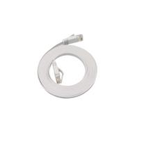 MicroConnect U/UTP CAT6A 10M White Flat  LSZH (TPE Jacket)