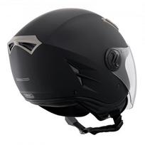 Motociklo šalmas, 3/4 veido Bluetooth, 34,7x27,5x23,8 cm, juodas, ABS
