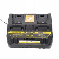 Pakaitinė dalis akumuliatoriaus įkroviklis DeWalt DCB102 – Dvigubas įkrovimas, Protingas įtampos valdymas, Įėjimas 110–240V