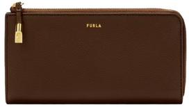 Furla odinė piniginė su užtrauktuku Goccia L Zip Around Espresso