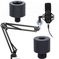 Tvirtinimo detalės, 2 trikojo varžtiniai adapteriai, nuo 3/8" iki 1/4" ir nuo 1/4" iki 3/8", aliuminis fotoaparato įrangai