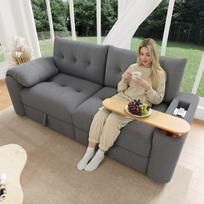 Teddy pliušo sofa, modulinė, 207x80x87 cm, 1 vnt