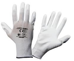 Lahti Pro Rękawice PU pirštinės baltos l230107p, 12 porų, "7", ce, Lahti