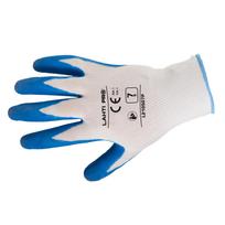Lahti Pro Rękawice Latekso pirštinės mėlynos ir baltos l210508p, 12 porų, "8", ce, Lahti