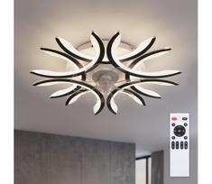 Brilagi - LED lubų ventiliatorius su reguliuojamu apšvietimu LED/70W/230V, skersmuo 76 cm, juodas + nuotolinis pultas