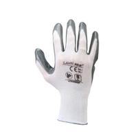 Lahti Pro Rękawice Nitrilo pirštinės, pilkos ir baltos, l220309p, kartonas, "9", ce, Lahti