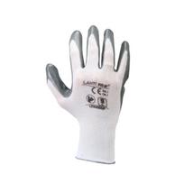 Lahti Pro Rękawice Nitrilo pirštinės, pilkos ir baltos, l220310p, kartonas, "10", ce, Lahti
