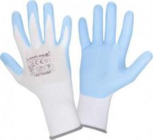 Lahti Pro Rękawice Nitrilo pirštinės baltos ir mėlynos l221609p, kartonas, "9", ce, Lahti