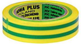 Taśma PVC izoliacinė juosta 19 * 0,15 mm, ilgis = 20 m, mišinys (iki 1 kV) 1 vnt.