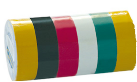 Mega Taśma PVC izoliacinė juosta 19 mm * 0,13 mm * 3 m - 6 vnt.