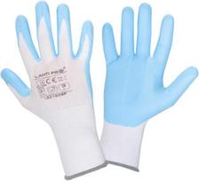Lahti Pro Rękawice Nitrilo pirštinės baltos ir mėlynos l221606p, kartonas, "6", ce, Lahti