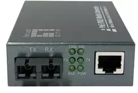 Digital Data Communications LevelOne Media Konverter RJ45->SC GE SM PoE 30W 1310nm 20km