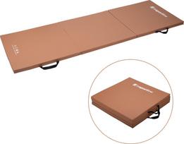 Gimnastikos kilimėlis INSPORTLINE Trifold 180 x 60 x 3 cm Rudas