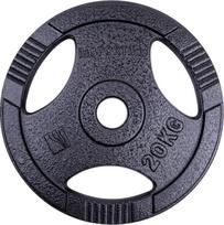 Olimpinis svorio diskas INSPORTLINE Hamerton Black 20 kg, 50 mm