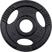 Olimpinis svorio diskas INSPORTLINE Hamerton Black 2.5 kg 50mm