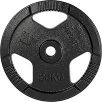 Svorio diskas INSPORTLINE Hamerton Black 20 kg, 30 mm