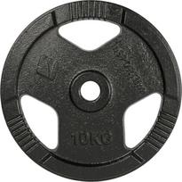 Svorio diskas INSPORTLINE Hamerton Black 10 kg, 30 mm