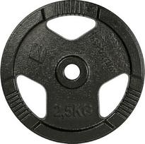 Svorio diskas INSPORTLINE Hamerton Black 2.5 kg, 30 mm