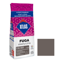 Glaistas plytelėms Atlas ELASTINGAS 036, 2 kg, t. pilkas