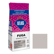 Plytelių glaistas ATLAS ELASTINGAS 034 Šviesiai pilkas 5 kg