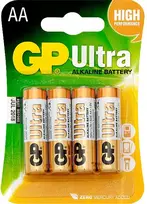 8714# Šarminės baterijos AA 1.5 lr6 gp ultra 4 vnt.