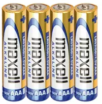 88963# Šarminės baterijos AAA 1.5 Maxell 4 vnt.